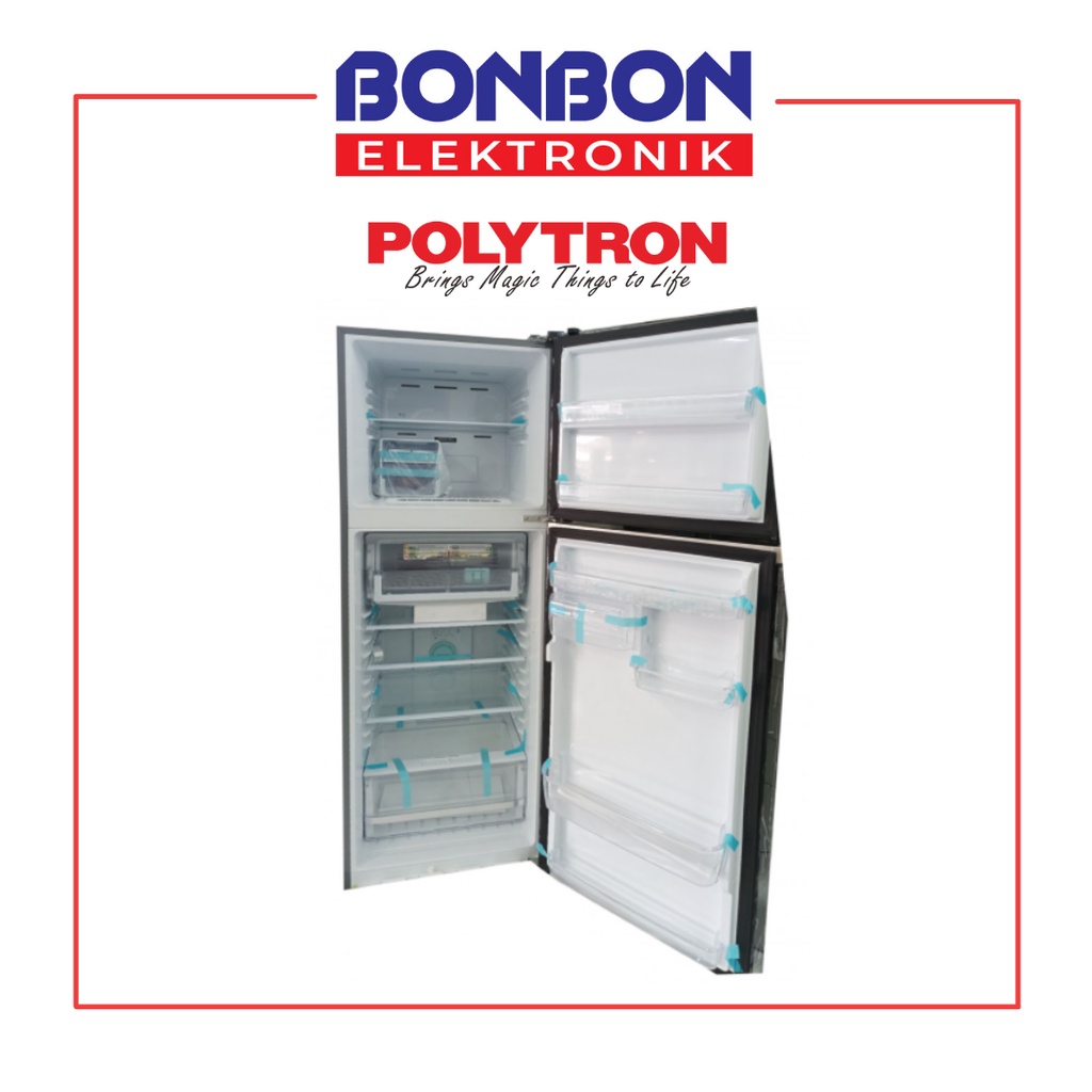 Polytron Kulkas 2 Pintu Inverter PRM-495X / PRM 495 X / PRM495X 350L with Vacuum Compartment