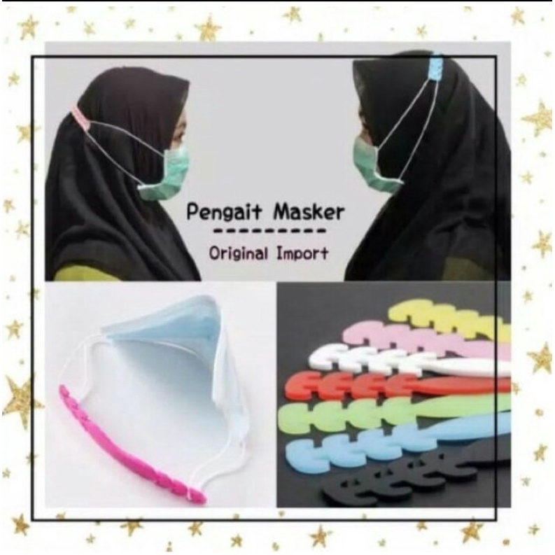 konektor silicone pengait masker