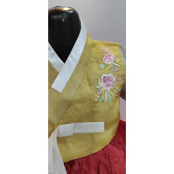 hanbok Korea anak 6-7 tahun