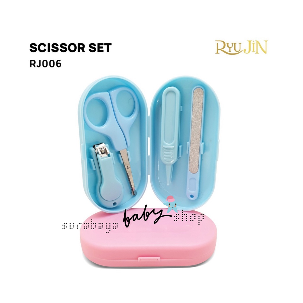 GUNTING KUKU + CASE  BAYI RYUJIN RJ006 661102 / GUNTING KUKU ANAK DAN BAYI SET / GUNTING KUKU BAYI + BOX