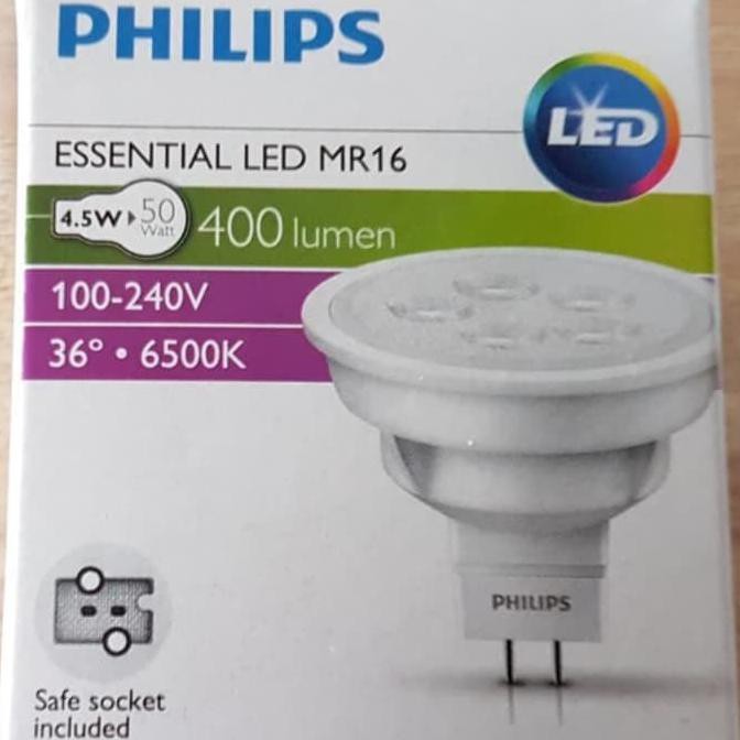 (Promo) lampu led tusuk mr16 220 volt philips mr 16 220v halogen 220 v QRS0X-93