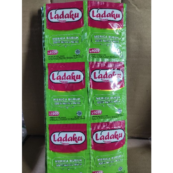 

ladaku merica bubuk sachet 12x3g (renceng)