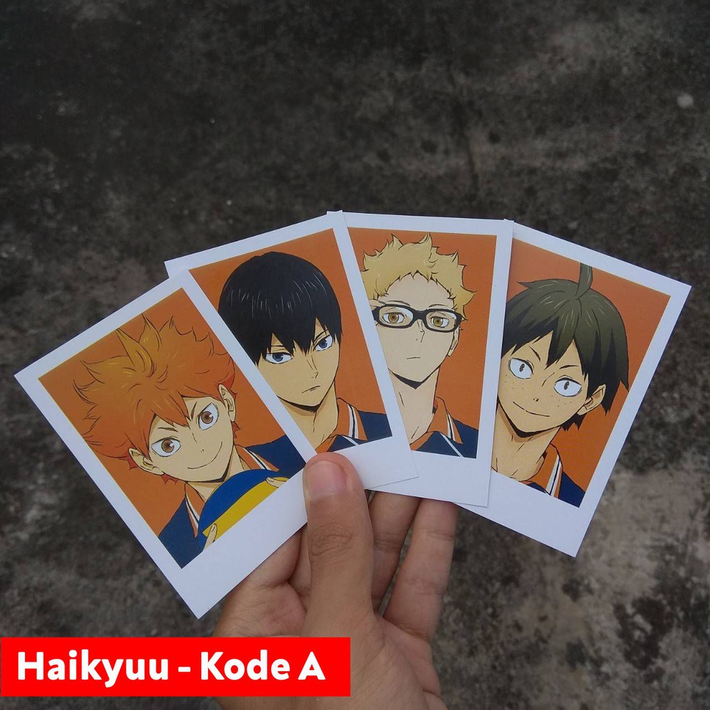 Pola Deco Mini Poster Anime Haikyuu - Hinata Kageyama Tsukishima Kenma Sugawara Oikawa