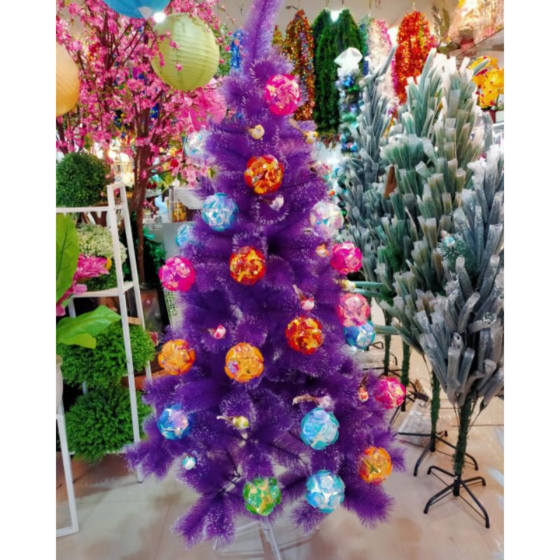 Pohon natal 1.2m(120cm/4feet) (tidak bisa cod)KOMPLIT