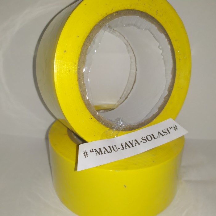 

Hemat Solasi Vinil- Polis Lane - Lakban Lantai Km 88 Tape Kuning 2In X 33Mtr Limited
