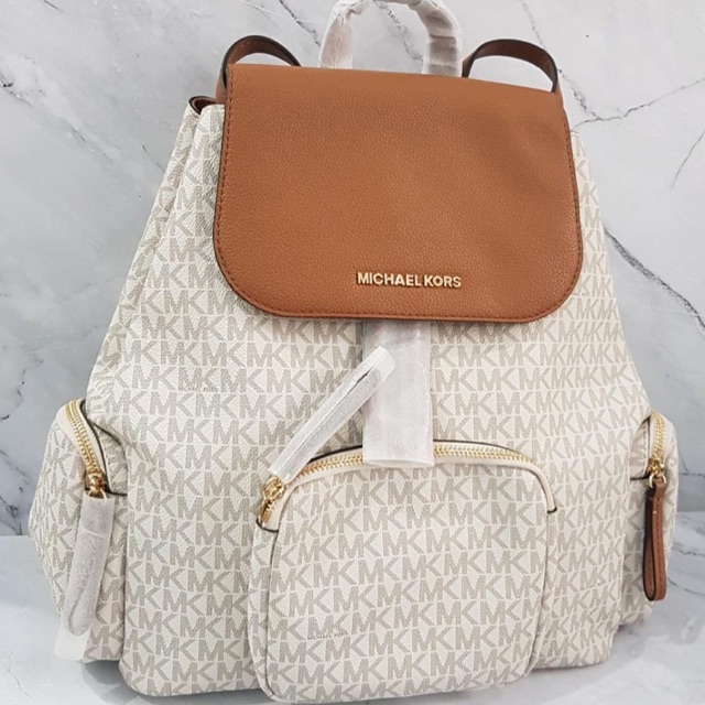 TAS MICHAEL KORS ABBEY BACKPACK VANILLA
