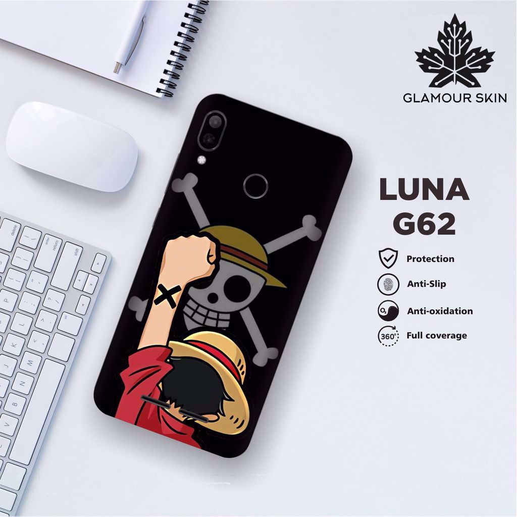 *(Dapat2PCS)* LUNA G62 Garskin Case/Stiker Protector Motif ONE PIECE