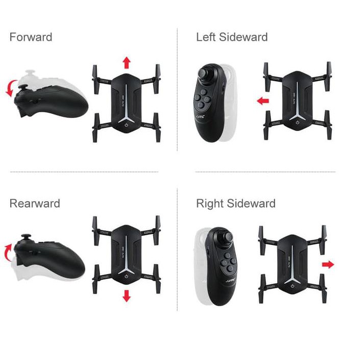 Jual Murah  JJRC H37 Baby Elfie Drone WiFI 2nd Edition - Hitam