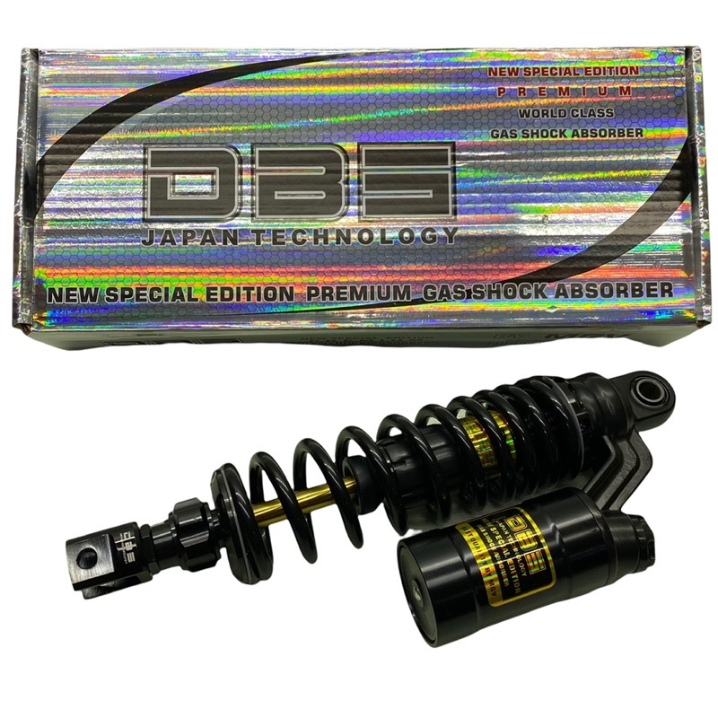 Shock DBS 8894 GP Series As Gold Full Black Matic Singel Shock 310mm 330mm Shockbreaker Matic Tabung Mio Beat Click125 Vario125 FOURSIX_46