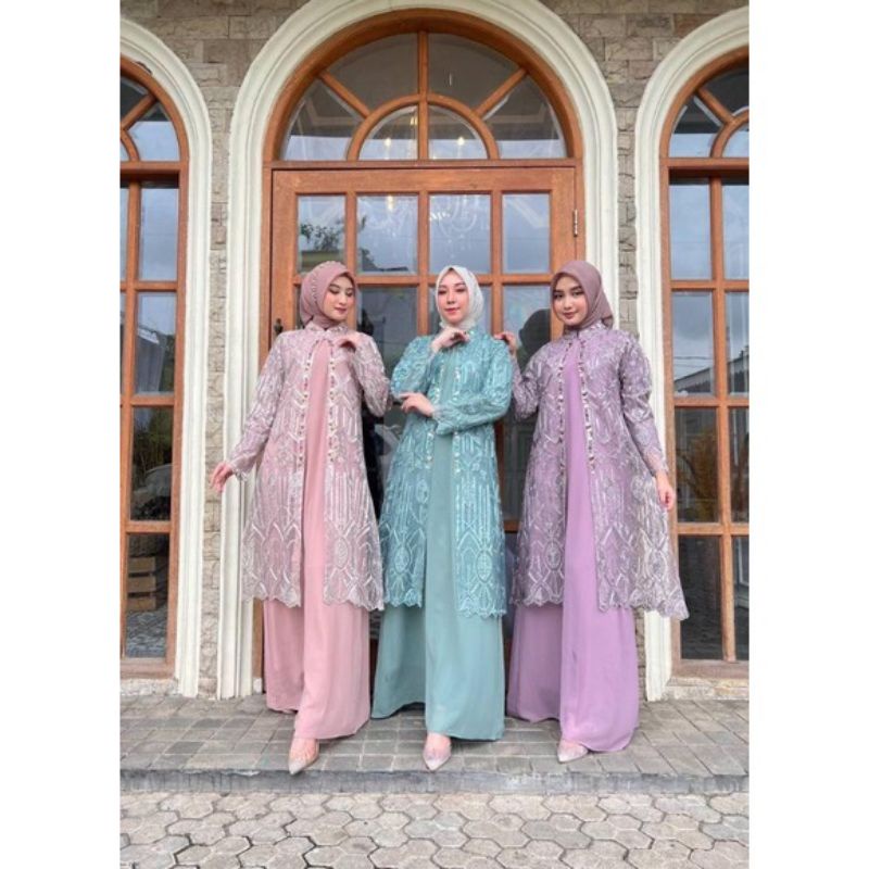 GAMIS FARASYA BY RASAQI KEBAYA-DRESS PAYET PREMIUM | GAMIS MEWAH | GAMIS PESTA | GAMIS MUSLIM-gamis wisuda-gamis tunangan-gamis kondangan-gamis murah-gamis modern