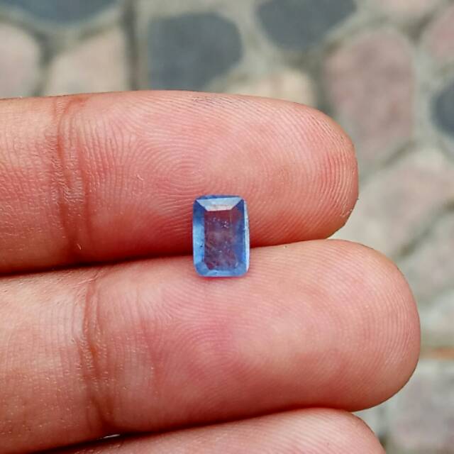 Blue safir ceylon safir selon safir srilangka asli bukan sintetis