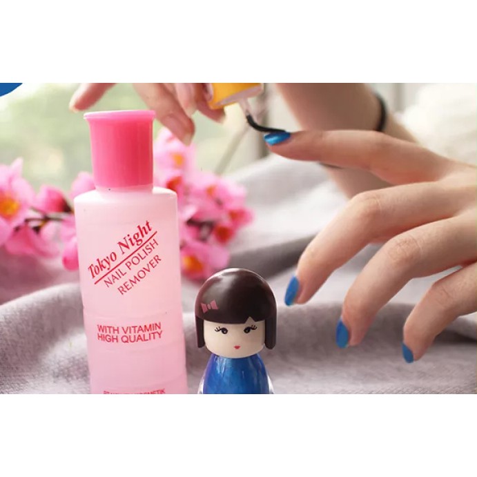 Tokyo Night Nail Polish Remover 40ml - Pembersih Kutek