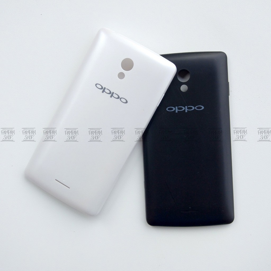 Tutup Belakang Baterai Casing Backdoor Back Door Cover Oppo Joy R1001 Original OEM Warna Hitam Putih