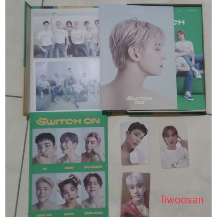 ASTRO SWITCH ON (ALBUM, LYRIC BOOK, POLA & PC EUNWOO, PC MJ JINJIN ROCKY)