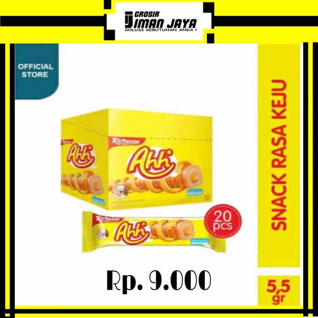 

Richeese Ahh 1 Box (20 Pcs)