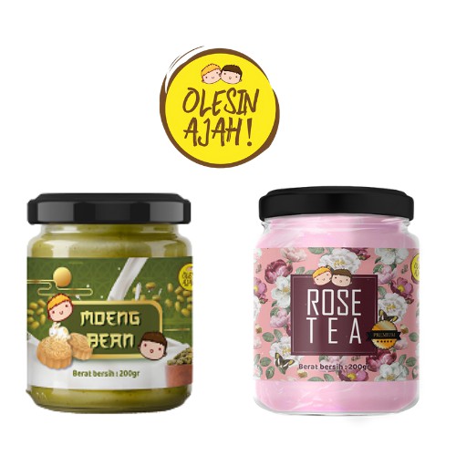 

Promo OlesinAjah Selai Rose Tea + Selai Moeng Bean / Kacang Hijau 200Gr