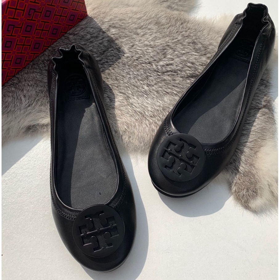 (SameDay Grab)  Ori TB Sheepskin ladies flat shoes flat shoes