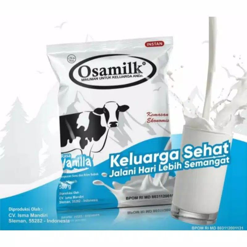 

Promo! Susu Osamilk Rasa Vanila Kemasan Baru