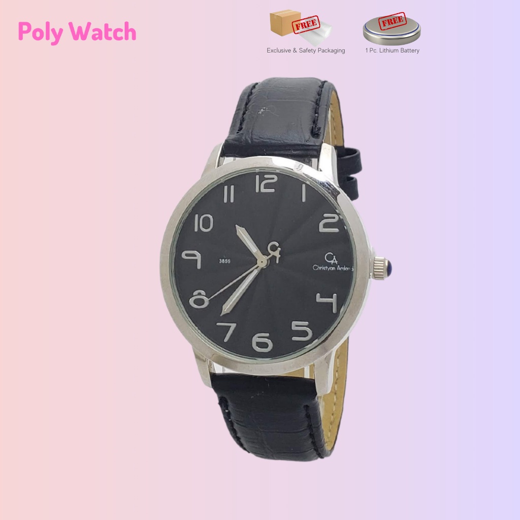 Jam Tangan Fashion Pria Kulit Christyan Arden Original CA3123