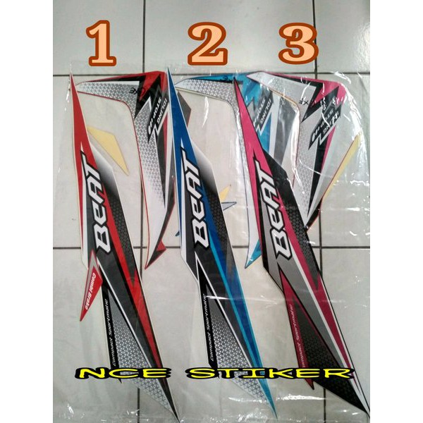 Stiker Striping Honda Beat Fi 2018 Idling Stop