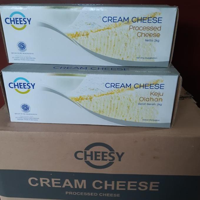 

BISA BAYAR DITEMPAT Cheesy cream cheese processed 2kg/ Cream cheese cheesy 2kg