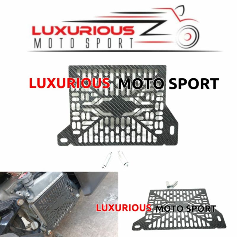 tutup radiator new aerox cover radiator carbon aerox connected