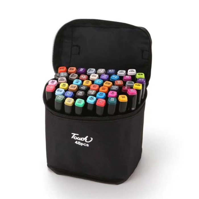 

Murah Touch Art Marker Set 48 - Spidol Warna Anak Menggambar Sketsa Dua Sisi Limited