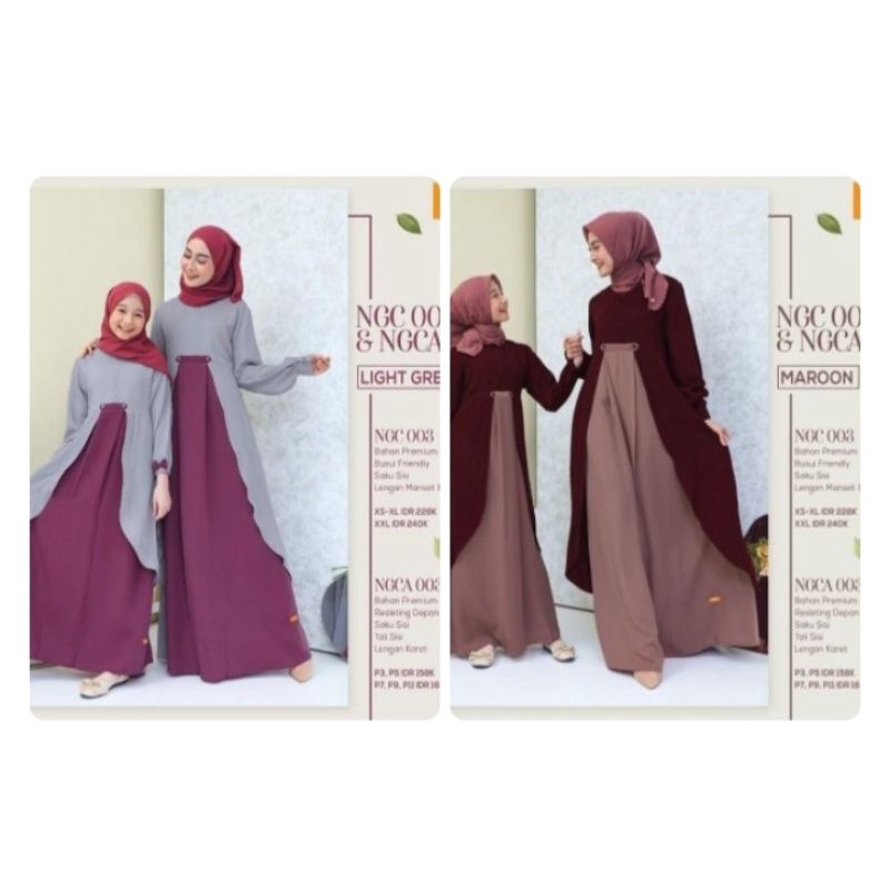Nibras ngc 003 ngca 003 gamis termurah terlaris