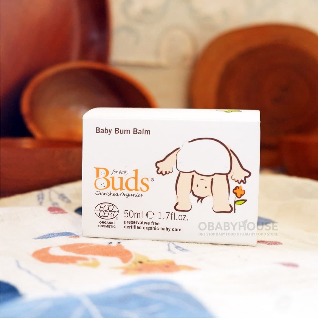 Buds Cherished Organics - Baby Bum Balm 50 ml