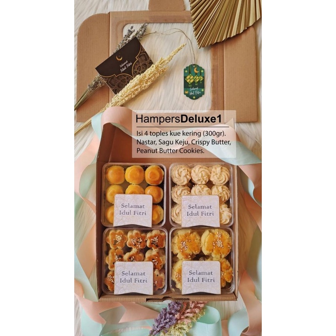 

Parcel Hampers Deluxe Lebaran - Idul Fitri - Ramadan Paket Kue Kering Sarahasana_