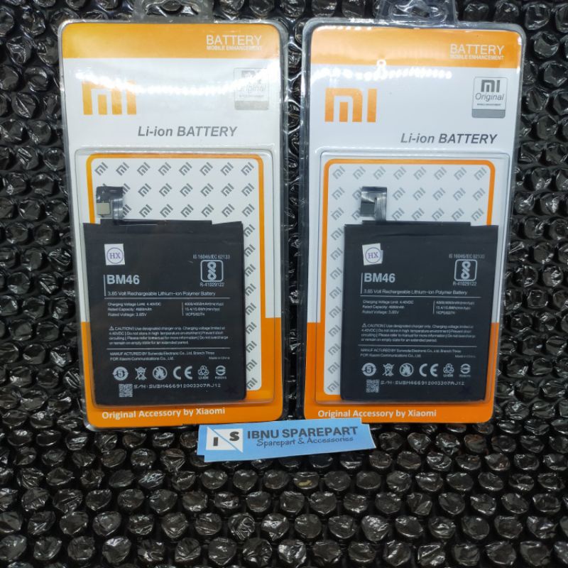 Battery Baterai Batre Original Xiaomi Redmi Note 3 BM46 / Redmi note 3 pro