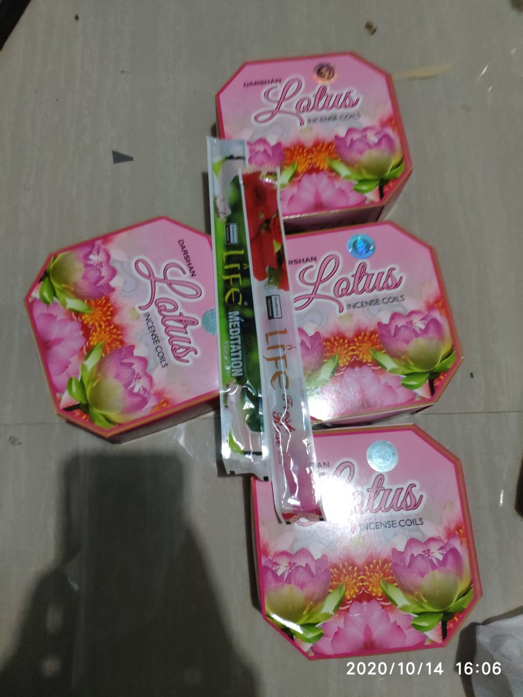 Dupa India (aromaterapi) Coil - Lotus