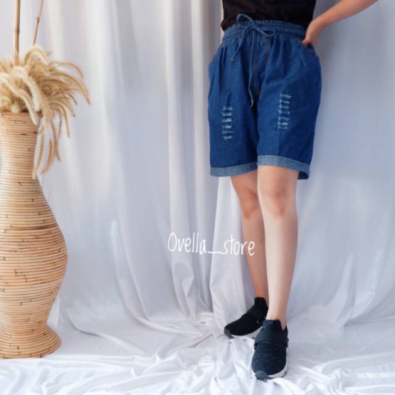 HOTPANTS JEANS/CELANA PENDEK JEANS WANITA ALL SIZE