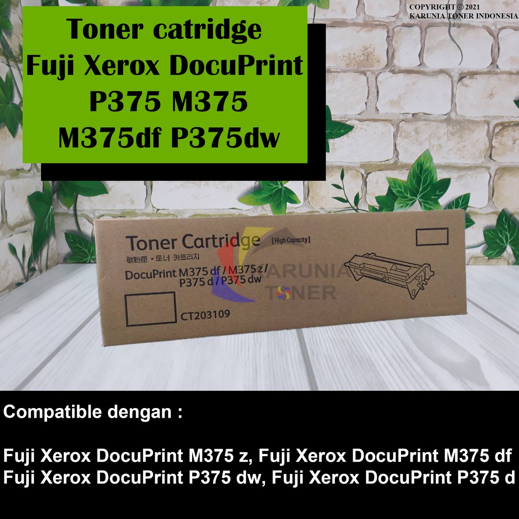 Cartridge Compatible Fuji Xerox P375 M375 M375df M375z P375d P375dw