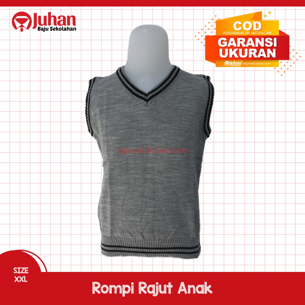 Rompi Rajut Anak Premium Rompi Rajut Anak Rompi Vest Rajut Anak Rompi Anak Paud Tk Rompi Sekolah