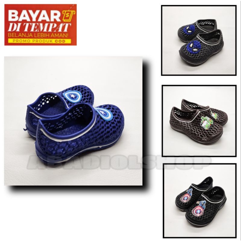 SANDAL SELOP BALACA MOTIF CAPTAIN AMERIKA / SANDAL BAIM ANAK-ANAK / SANDAL BAIM BABY ANAK / SEPATU SLIP ON JARING MOTIF ANAK CAPTAIN AMERIKA / SANDAL BAIM SLIP ON ANAK /SANDAL BALACA TERLARIS / FASHION ANAK-ANAK / SANDAL KARET /SANDAL TRENDY / SANDAL ANAK