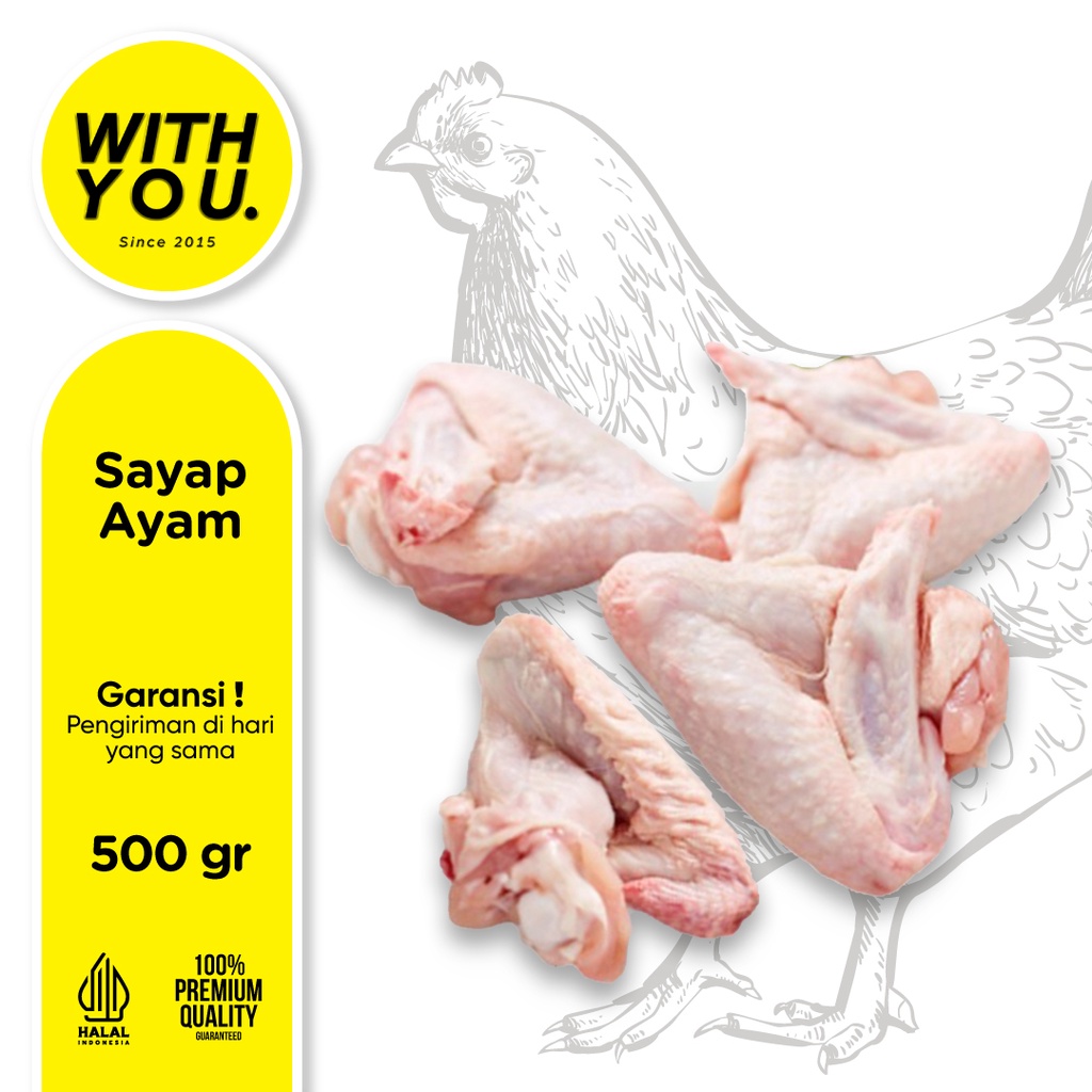 

Sayap Ayam Bersih Chicken Wings 500gr