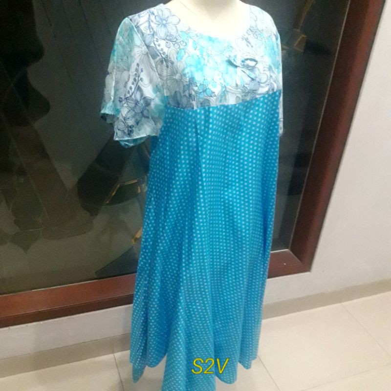 Daster Payung Wanita Polka Bunga