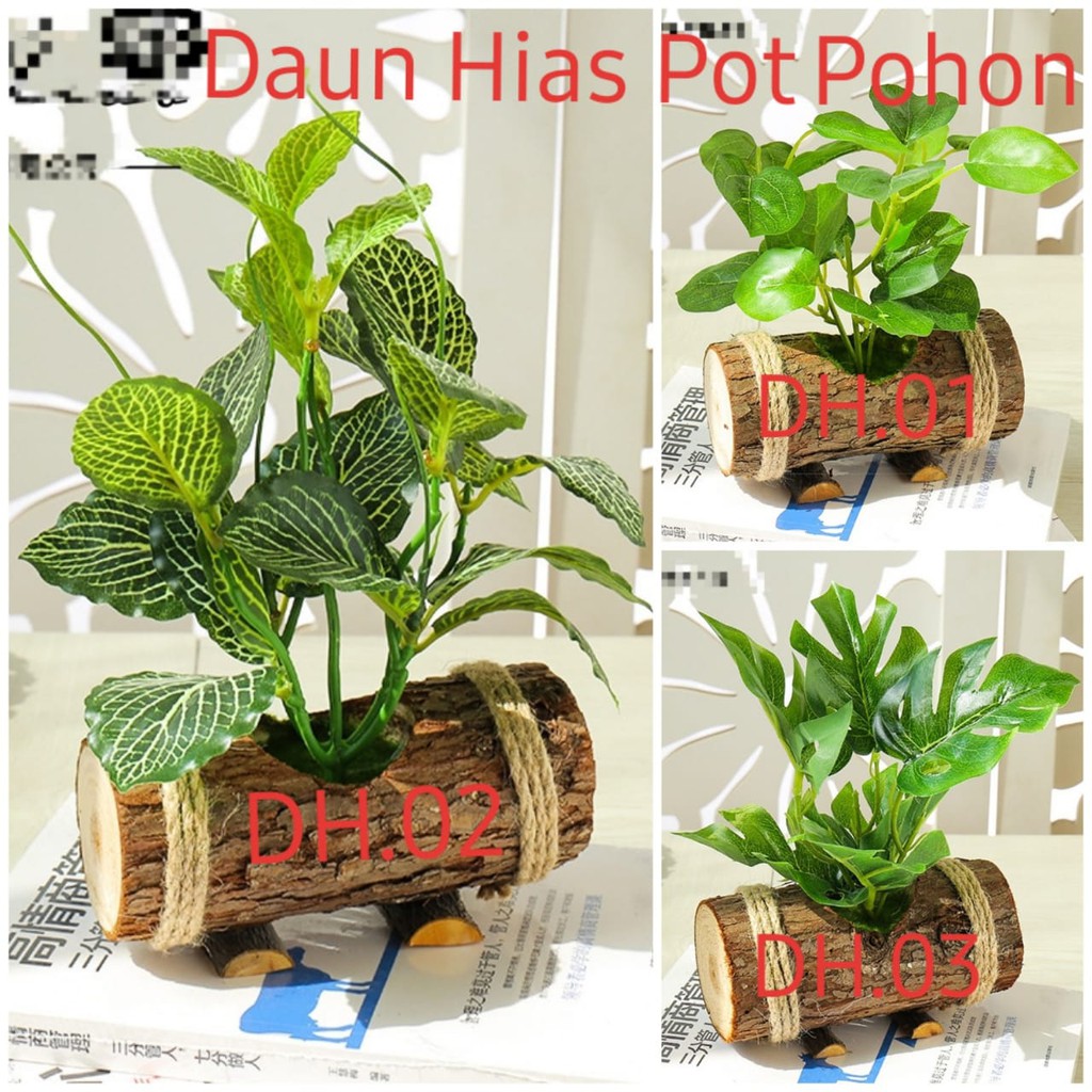  Daun  Hias  Pot  Pohon Tanaman  Artifisial 1kilo muat 4pcs 