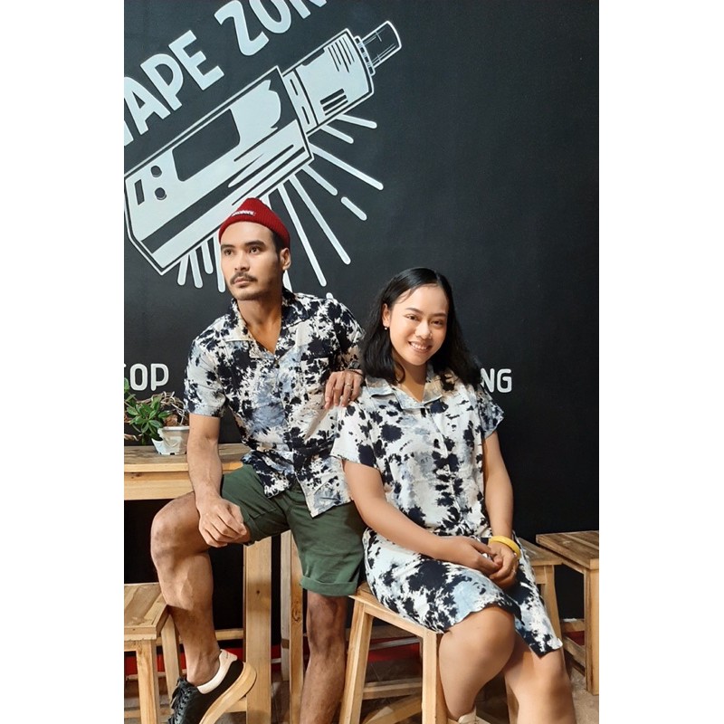 Dress Wanita Tie Dye