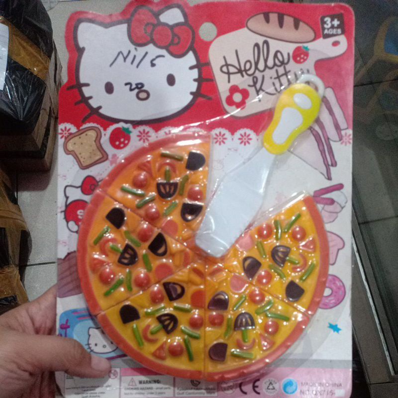 mainan anak cewek pizza masakan kue