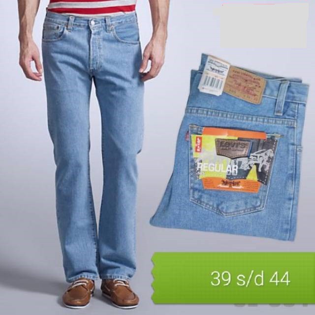 CELANA JEANS PRIA STANDAR FIT REGULER PRIA JUMBO size 39 40 41 42 43 44 CELANA PANJANG PRIA