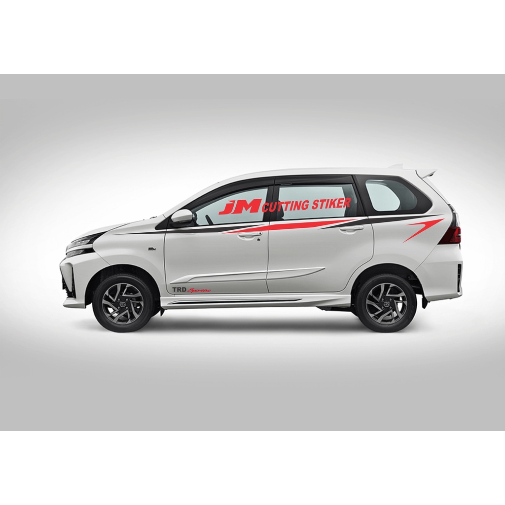 Stiker mobil toyota avanza stiker mobil avanza cutting stiker body samping mobil avanza