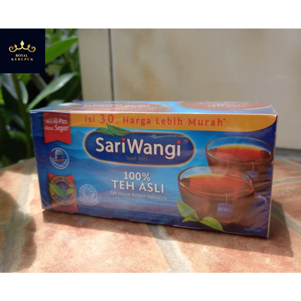 

Teh Celup SARIWANGI isi 30 / Kotak - TERMURAH