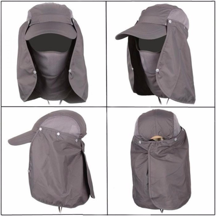 Topi Pancing Rimba Flysmall Hiking Outdoor Anti UV Hutan Trekking Hat