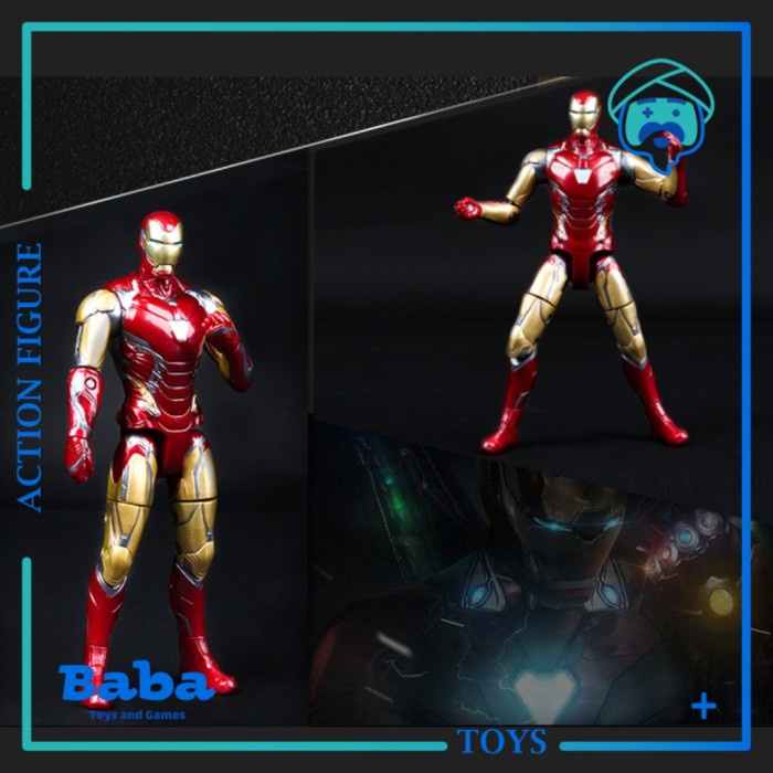 Mainan Action Figure Marvel Avengers Endgame Iron Man Deformation - Iron Man terlaris