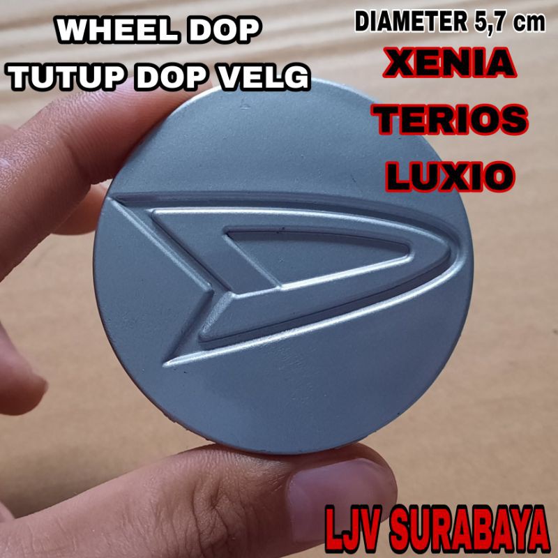 TUTUP DOP VELG DAIHATSU XENIA TERIOS LUXIO WHEEL DOP SILVER