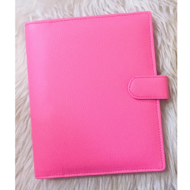 

Binder Kulit Polos Pink Ready