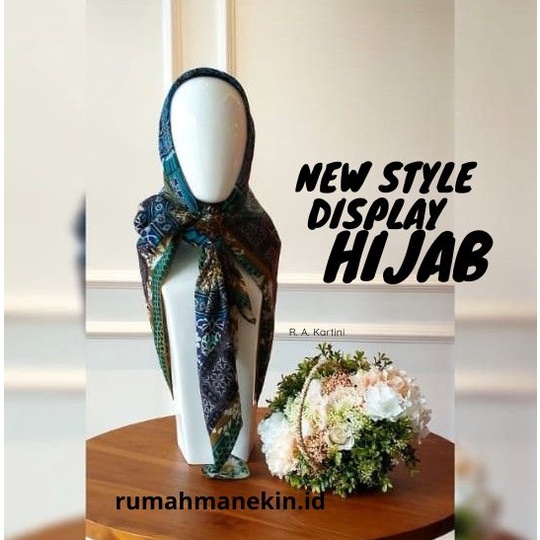 Jual Patung Hijab Long Stand - Manekin hijab - Display Hijab - Patung
