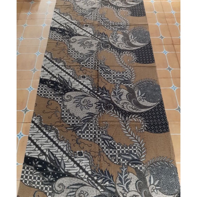 kg kain batik print motif abstrak untuk baju batik